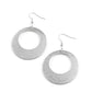 Outer Plains - Silver - Paparazzi Earring Image