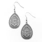 ​Mayan Mecca - Silver - Paparazzi Earring Image