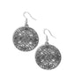 ​Dubai Décor - Silver - Paparazzi Earring Image