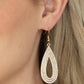 ​Exquisite Exaggeration - Gold - Paparazzi Earring Image