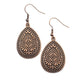 Mayan Mecca - Copper - Paparazzi Earring Image