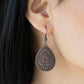 Mayan Mecca - Copper - Paparazzi Earring Image