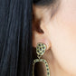 Playfully Primitive - Brass - Paparazzi Earring Image