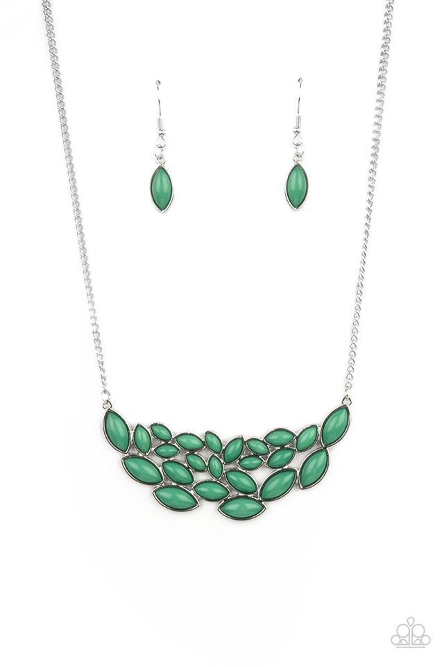 ​Eden Escape - Green - Paparazzi Necklace Image