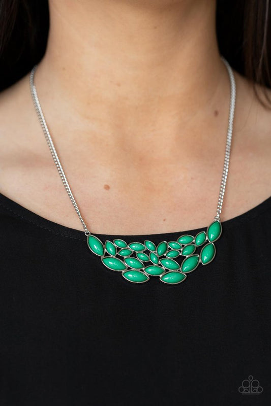 ​Eden Escape - Green - Paparazzi Necklace Image