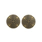 ​Shielded Shimmer - Brass - Paparazzi Earring Image