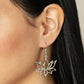 Lotus Ponds - Silver - Paparazzi Earring Image