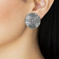 Shielded Shimmer - Silver - Paparazzi Earring Image