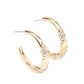 ​Subliminal Shimmer - Gold - Paparazzi Earring Image