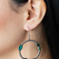 Glamorous Garland - Green - Paparazzi Earring Image