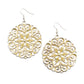 MANDALA Effect - Yellow - Paparazzi Earring Image