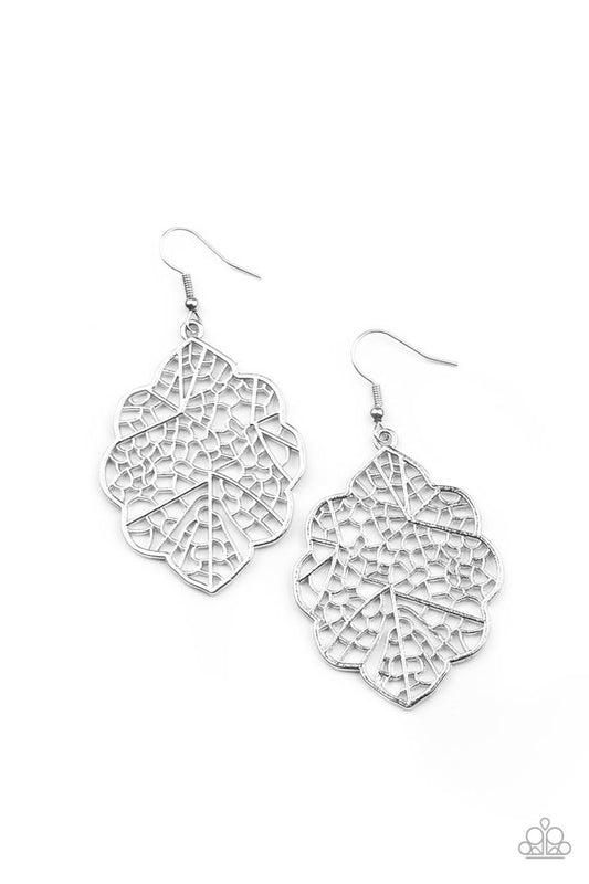 ​Meadow Mosaic - Silver - Paparazzi Earring Image