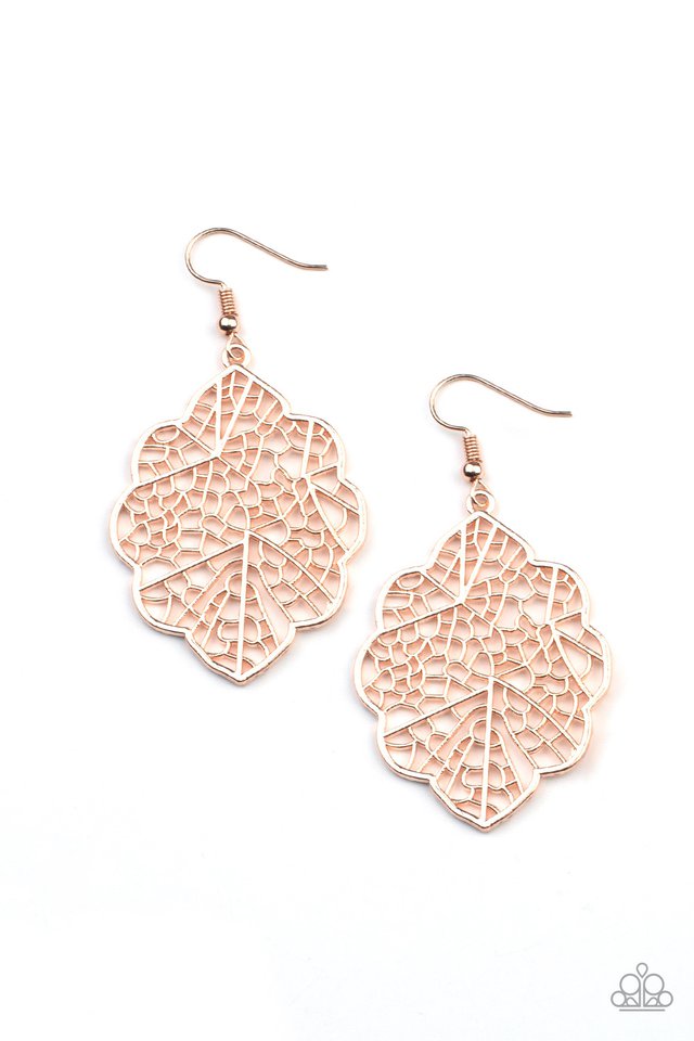 Rose gold hot sale paparazzi earrings