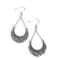 All in the PASTURE - Silver - Paparazzi Earring Image