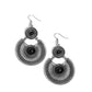 ​A Wild Bunch - Black - Paparazzi Earring Image