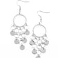 Cyber Chime - Silver - Paparazzi Earring Image