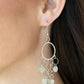 Cyber Chime - Silver - Paparazzi Earring Image