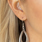 ​All Allure, All The Time - Silver - Paparazzi Earring Image