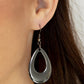 ​All Allure, All The Time - Black - Paparazzi Earring Image
