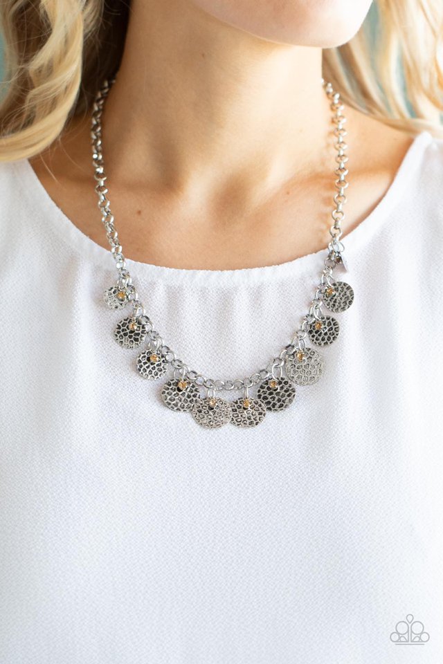 Delightfully Dappled - Brown - Paparazzi Necklace Image