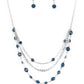 Goddess Getaway - Blue - Paparazzi Necklace Image