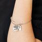 ​Come What May and Love It - White - Paparazzi Bracelet Image