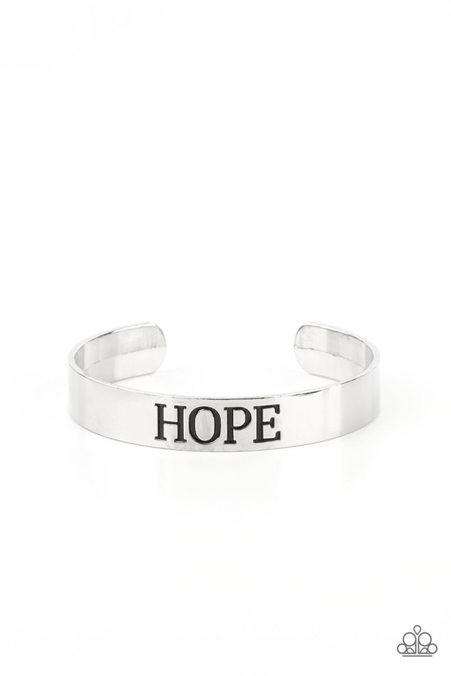 Hope Makes The World Go Round - Silver - Paparazzi Bracelet Image