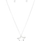 ​Light Up The Sky - White - Paparazzi Necklace Image