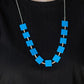 Hello, Material Girl - Blue - Paparazzi Necklace Image