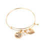 Come What May and Love It - Gold - Paparazzi Bracelet Image