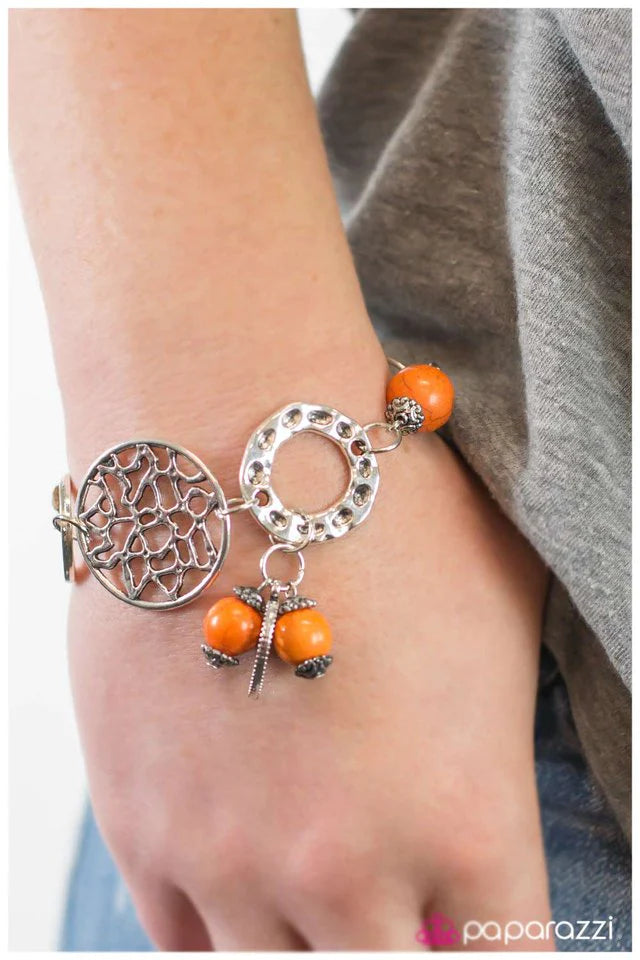 Pulsera Paparazzi ~ Country Girl - Naranja