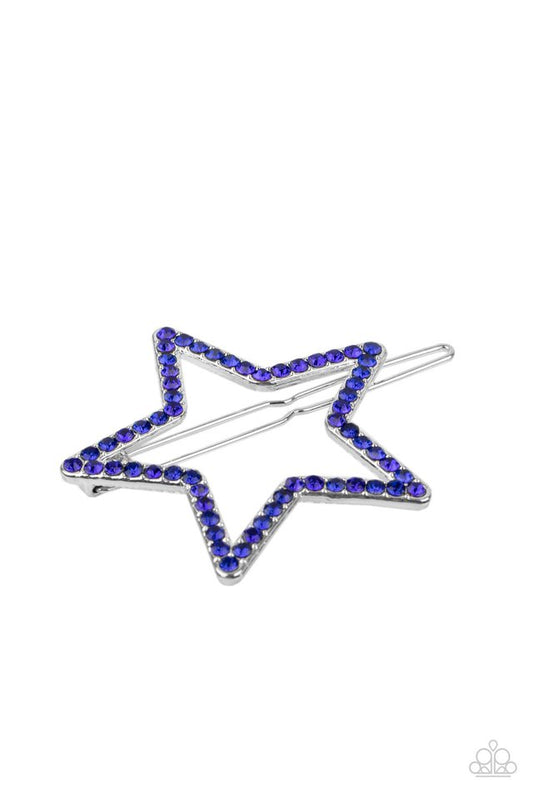 ​Stellar Standout - Blue - Paparazzi Hair Accessories Image