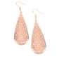 ​Posy Pasture - Rose Gold - Paparazzi Earring Image