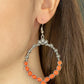 ​Thai Treasures - Orange - Paparazzi Earring Image