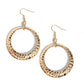 ​Gallery Gear - Gold - Paparazzi Earring Image