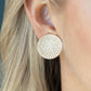 ​Drama on Demand - Gold - Paparazzi Earring Image