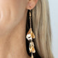 ​Arrival CHIME - Gold - Paparazzi Earring Image