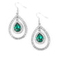 ​Blushing Bride - Green - Paparazzi Earring Image
