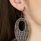 Engraved Edge - Copper - Paparazzi Earring Image