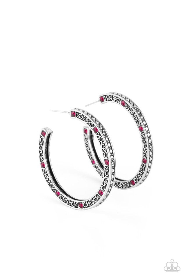 ​Richly Royal - Pink - Paparazzi Earring Image