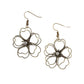 Petal Power - Brass - Paparazzi Earring Image