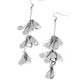 Arrival CHIME - Silver - Paparazzi Earring Image