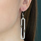 ​Linked and Synced - Silver - Paparazzi Earring Image