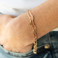 Party in the USA - Gold - Paparazzi Bracelet Image