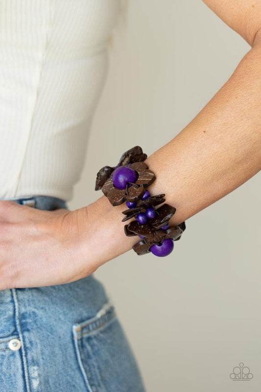 ​Mediterranean Mangrove - Purple - Paparazzi Bracelet Image