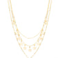 Americana Girl - Gold - Paparazzi Necklace Image