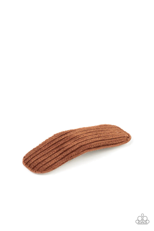 Paparazzi Hair Accessories ~ Corduroy Couture - Brown