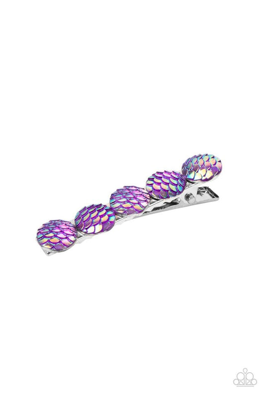 ​Mesmerizingly Mermaid - Purple - Paparazzi Hair Accessories Image