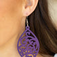 ​​Coral Garden - Purple - Paparazzi Earring Image