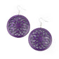 ​Ocean Canopy - Purple - Paparazzi Earring Image